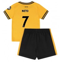 Wolves Pedro Neto #7 Domaci Dres za djecu 2024-25 Kratak Rukav (+ Kratke hlače)